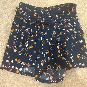 Floral BP shorts- high waisted